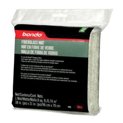 DYN488 image(0) - Dynatron Bondo 488 Fiberglass Mat, 8 sq-ft, White