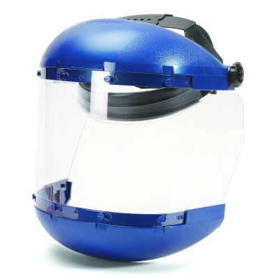 SRWS38140 image(0) - Sellstrom Face Shield - 380 Series - 6.5" x 19.5" x 0.040" Window - Clear AF - Ratcheting Headgear - Dual Crown