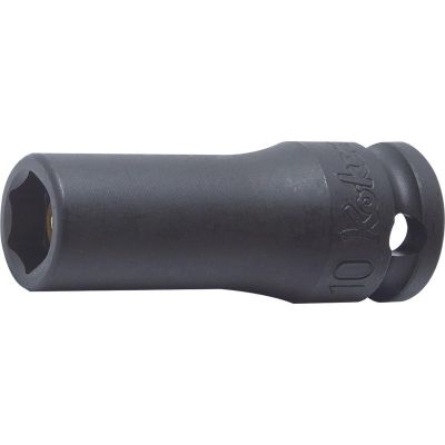 KKN13300XG-17 image(0) - Ko-ken USA 13300XG-17 3/8 Sq. Dr. Socket 17mm 6 point Length 50mm Slide Magnet