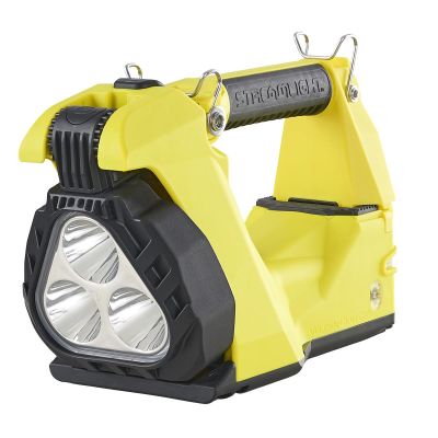 STL44371 image(0) - Streamlight Vulcan Clutch Rechargeable Lantern with Clamping Handle and Swivel Neck, Standard System - Yellow