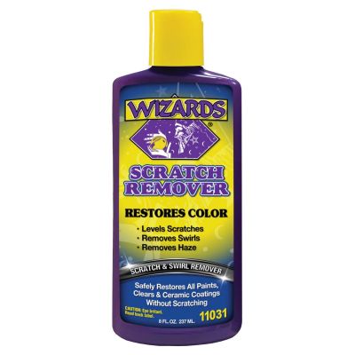 WZP11031 image(0) - Wizards Products 11031 Scratch Remover, 8 oz Squeeze Bottle, Off-White