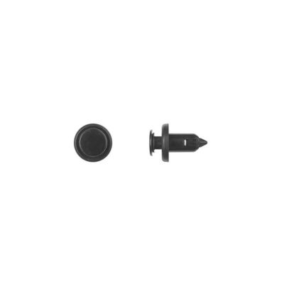 DCO10955MT image(0) - Disco Automotive Hardware 10955MT Push-Type Retainer, 16 mm L Stem x 25/64 in Hole, Nylon, Black