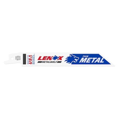 LEX20569S624R image(0) - Lenox Tools 6 Inch 24 TPI Bi-Metal Reciprocating Saw Blade - 1 Pack