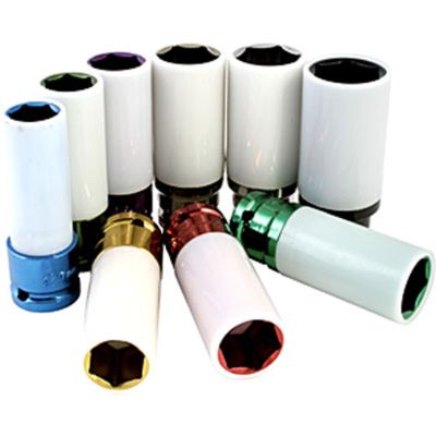 SUN284917 image(0) - SUNEX 17MM NO SCRATCH SOCKET BLUE