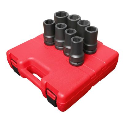 SUN5681 image(0) - SUNEX SOCKET SET IMPACT 1" DR 8PC DEEP SAE