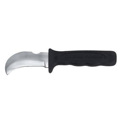 KLE15703LR image(0) - Klein Tools Lineman's Skinning Knife with Hook Blade and Notch