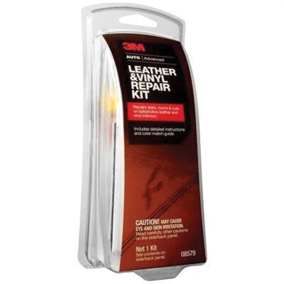 MMM8579 image(0) - 3M 08579 Leather and Vinyl Repair Kit, Red/Yellow/Blue/Green/Brown/Black/White, Liquid