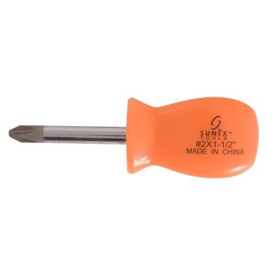 SUN98061 image(0) - SUNEX 3/8X8" NEON ORGANGE