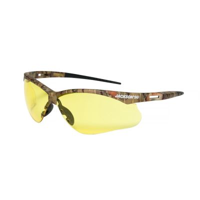 SRW50013 image(0) - Jackson Safety Safety Glasses - SG Series - Amber Lens - Camo Frame - STA-CLEAR&trade; Anti-Fog - Low Light