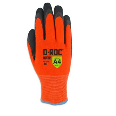 MGLHV550W-9 image(1) - Magid Glove & Safety D-ROC HV550W Waterproof Thermal Coated Work Glove - Cut Level A4, Size 9, Large (1 Pair)
