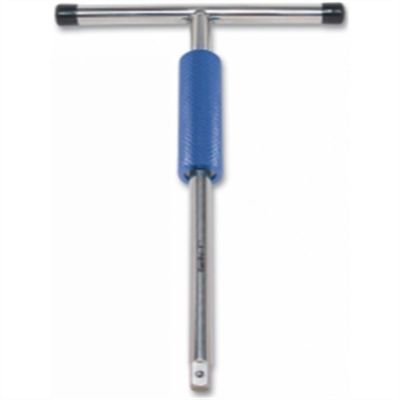 VIMTT500 image(1) - VIM Tools 1/2 Inch Turbo T, Speed T Handle Wrench, Stainless Steel with Blue Handle