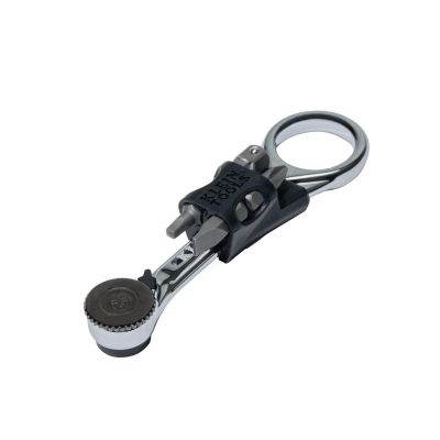 KLE651QS image(0) - Klein Tools Quad-4 Heavy-Duty Impact Flip Socket, SAE