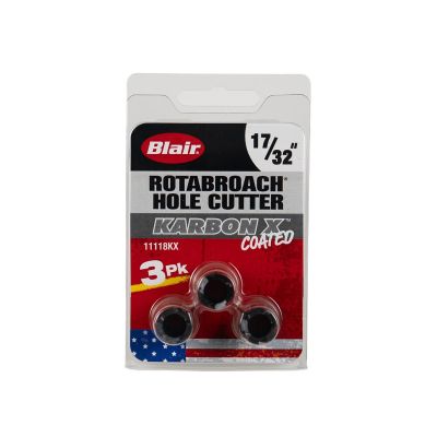 BLR11118KX image(0) - Blair 17/32" Karbon X Rotabroach Cutters - 3PK (11118KX)