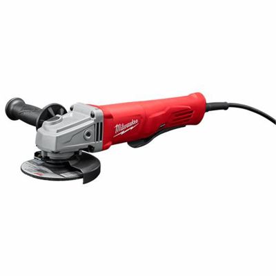 MLW6141-31 image(1) - Milwaukee Tool 11 Amp Corded 4-1/2 in. Small Angle Grinder Paddle No-Lock