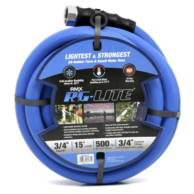 BLBBSAL3415 image(0) - BluBird AG - Lite Rubber Water Hose Assembly 3/4" x 15'