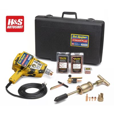 HSA5500 image(0) - H&S AutoShot UNI-5500 Uni-Spotter STINGER PLUS Spot Weld Kit Stud Gun, All Accessories in Case