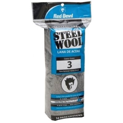RDD0316 image(0) - Red Devil Inc 0316 Paint Varnish Removal Abrasive Wool, #3 Grade, Steel