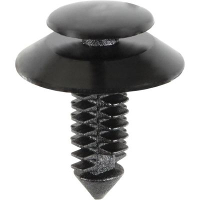 AVC12565 image(0) - AUVECO 12565 Double Head Door Trim Panel Retainer, (1/2 in Dia Top x 25/32 in Dia Bottom) Head, Nylon, Black