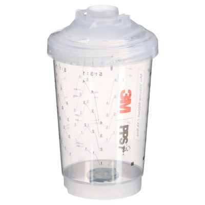 MMM26262 image(0) - 3M Spray Cups Kit 26262, Midi (13.5 fl oz, 400 ml), 200 Micron Filter