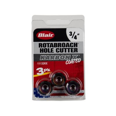 BLR11132KX image(0) - Blair 3/4" Karbon X Rotabroach Cutters - 3PK (11132KX)