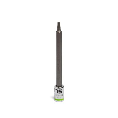 GETSTA15L image(0) - Grip Edge Tools 1/4" Dr RPT Long Star Bit Socket T15