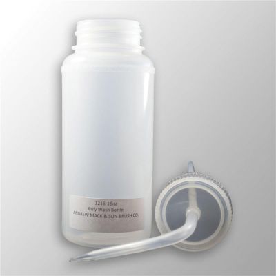 MAB1216 image(0) - Mack Brushes 1216 Wash Bottle, 16 oz, Polyethylene