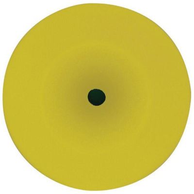 WZP11204 image(0) - Wizards Products 11204 High Density Buffing Pad, 8-1/2 in Overall Dia, Hook and Loop, Yellow