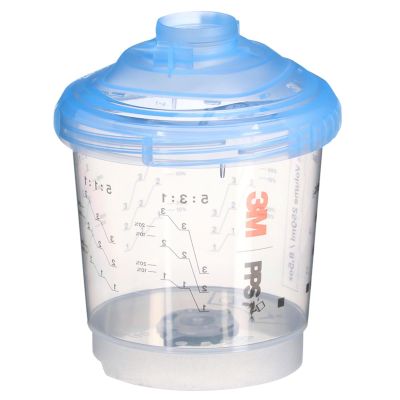 MMM26161 image(0) - 3M PPS Series 2.0 Vented Spray Cups Kit (8.5 fl oz, 250 ml) 125 Micron