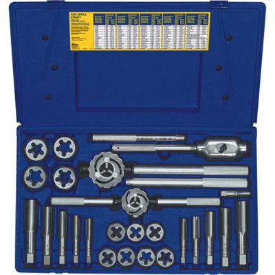IRW97094ZR image(0) - Irwin Industrial Tap and Die 25Pc Set Fractional Hex