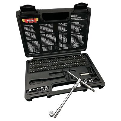 VIMFRBS89 image(0) - VIM Tools 89 Piece Master Bit Set with 1/4 Inch Flex Ratchet (Includes RFB400K)