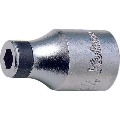 KKN4137 image(0) - Ko-ken USA 4137 1/2 Sq. Dr. Adaptor 1/4 For 1/4H Bit Length 38mm