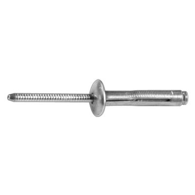 AVC18927 image(0) - AUVECO 18927 Specialty Rivet, 3/16 in Dia x 5/16 to 7/16 in Grip Range, Aluminum Rivet/Steel Mandrel, Zinc