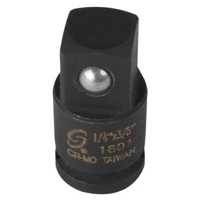 SUN1801 image(0) - SUNEX SOCKET ADAPTER IMPACT 1/4IN. FEMALE 3/8IN. MALE