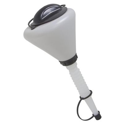 LIS19832 image(1) - Lisle 1.6Qt. Plastic Funnel w/ Lid and Spout Cap