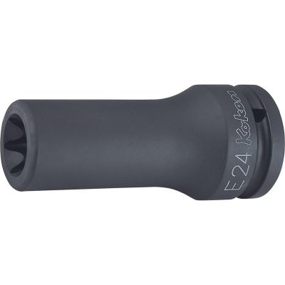 KKN16325-E32 image(0) - Ko-ken USA 16325-E32 3/4 Sq. Dr. Impact Deep TORX E32 Socket - Length 100mm