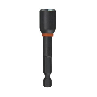 MLW49-66-4536 image(0) - Milwaukee Tool SHOCKWAVE Impact Duty 7/16" x 2-9/16" Magnetic Nut Driver