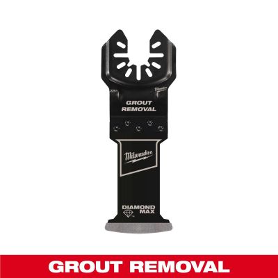 MLW49-25-2251 image(0) - Milwaukee Tool OPEN-LOK DIAMOND MAX Diamond Grit Grout Removal Multi-Tool Plunge Blade