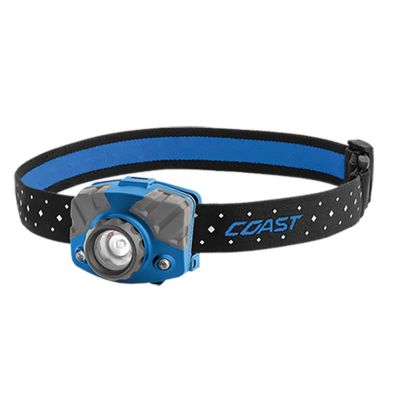 COS20617 image(0) - COAST Products FL75R 1000 Lumen Rechargable 168M Pure Beam Focusing Headlamp in Box- Blue