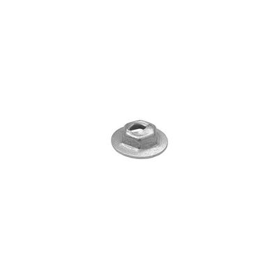 AVCAP2895 image(0) - AUVECO AP2895 Hex Washer Thread Cutting Nut, 1/8 in Stud x 5/16 in Across Flats, Zinc