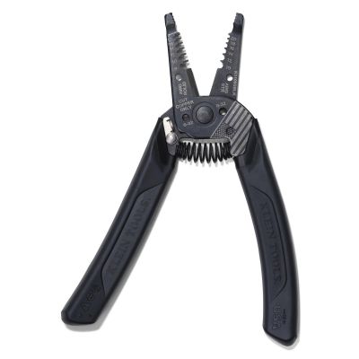 KLEK11095BLK image(0) - Klein Tools Klein-Kurve&reg; Blackout Wire Stripper / Cutter, 8-20 AWG