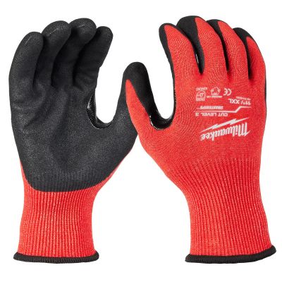 MLW48-73-8634 image(0) - Milwaukee Tool Cut Level 3 Coated Nitrile Dipped Gloves - XXL