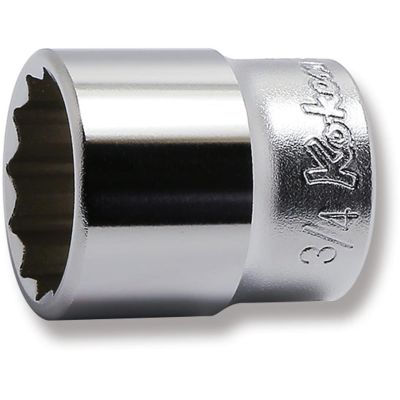 KKN3405A-3-4 image(0) - Ko-ken USA 3405A-3/4 3/8 Sq. Dr. Socket 3/4 12 point Length 30mm