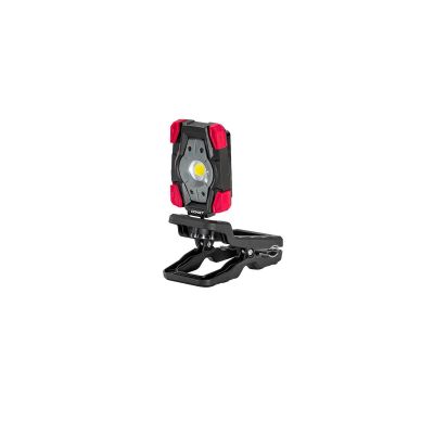COS31258 image(0) - COAST Products CL10R 1150 Lumen Rechargeable Dual Power Rotating LED Magnetic Clamp Light - Black/Red