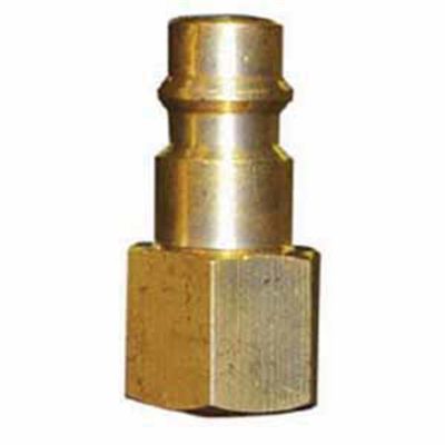 RTCHFFP-1 image(0) - Reading Technologies  HFFP-1 High Flow Quick Disconnect Plug, 1/4 in, Female, Brass