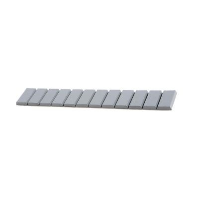 PLO68405 image(0) - Plombco StickPro&trade; Steel Adhesive wheel weights. 0.5 oz segments grouped in 4 oz strips, 48 strips per box, standard adhesive