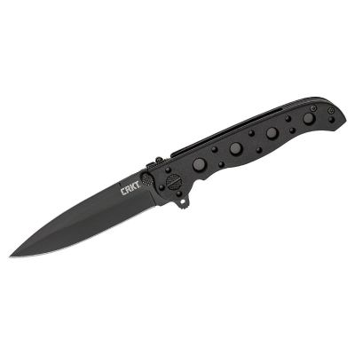 CRKM16-01KZ image(0) - CRKT (Columbia River Knife) M16-01KZ 8Cr13MoV EDP Plain Blade Folding Knife with Liner Lock Glass-Reinforced Nylon Handle - Black