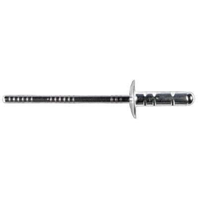 AVC22088 image(0) - AUVECO 22088 Specialty Rivet, 5/32 in Dia x 9/64 to 3/8 in Grip Range, Aluminum Rivet/Steel Mandrel