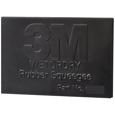 MMM5517 image(0) - 3M Wetordry&trade; Rubber Squeegee, 05517, 2-3/4 in x 4 1/4 in, 50 Count
