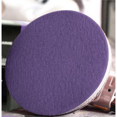 USA990007 image(0) - USC ABRASIVES Purple Premium 990007 Sanding Disc, 3 in Dia, P320 Grit, Film Backing, Wet/Dry, Hook and Loop Attachment