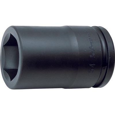 KKN19300M-100 image(0) - Ko-ken USA 19300M-100 2.1/2 Sq. Dr. Socket 100mm 6 point Length 215mm